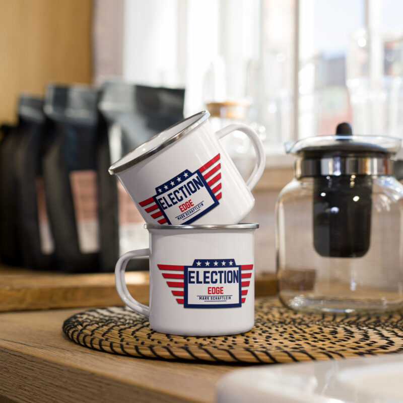 Election Edge 12 oz Enameled Mug - Image 7