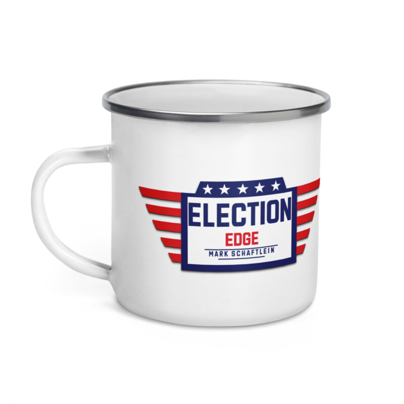 Election Edge 12 oz Enameled Mug